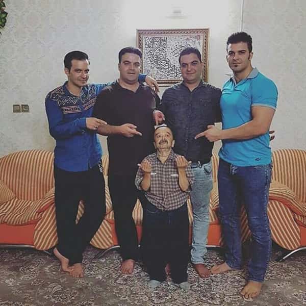 عکس اسدالله یکتا و پسرانش , اسدالله یکتا و بچه هایش
