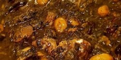 طرز تهیه خورش آلو اسفناج