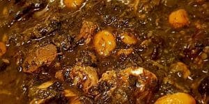 طرز تهیه خورش آلو اسفناج
