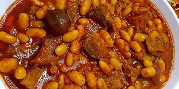 طرز تهیه خورش لوبیا سفید ارومیه با مرغ , دستور پخت خورشت لوبیا سفید ترکی , xvc jidi o va g fdh stdn