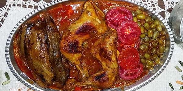 طرز تهیه خورش غوره مسما با مرغ و گوشت , دستور پخت خورش غوره مسما با بادمجان شمالی