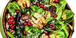 طرز تهیه سالاد اسفناج