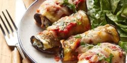 طرز تهیه رولت بادمجان