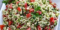 طرز تهیه سالاد تبوله