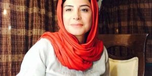 عکس سیما تیرانداز و پدرش