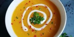 طرز تهیه سوپ کدو حلوایی