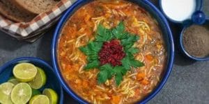 طرز تهیه سوپ ورمیشل خوشمزه
