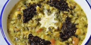طرز تهیه آش دندونی بچه