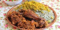 طرز تهیه باقالی پلو با ماهیچه