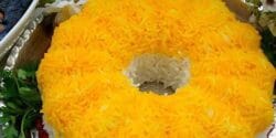 طرز تهیه برنج زعفرانی