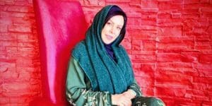 عکس فلور نظری و پسرش