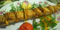 طرز تهیه کباب ماهی اوزن برون