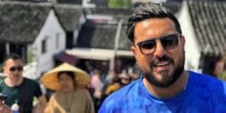 عکس محسن کیایی و دخترش