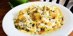 طرز تهیه سیب زمینی پنیری