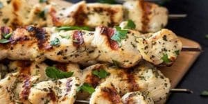 طرز تهیه جوجه کباب یونانی